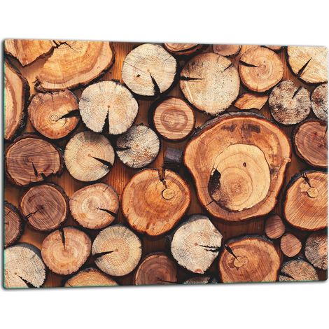 Schneidebrett aus Glas, 52 x 40 cm, Holz (1/5)