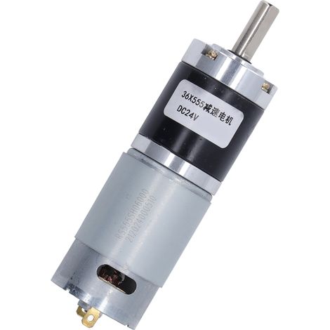 24V DC selbsthemmender Schneckengetriebemotor, hohes Drehmoment, 60 U/min Untersetzungsgetriebe, 700mA, 36x555mm, im Uhrzeigersinn/gegen den Uhrzeigersinn, für industrielle Anwendungen. (1/5)