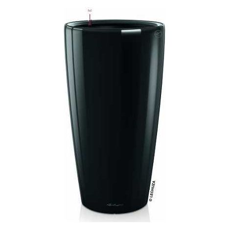LECHUZA® Pflanzgefäße RONDO Premium 40 Schwarz hochglanz All-in-One (1/5)