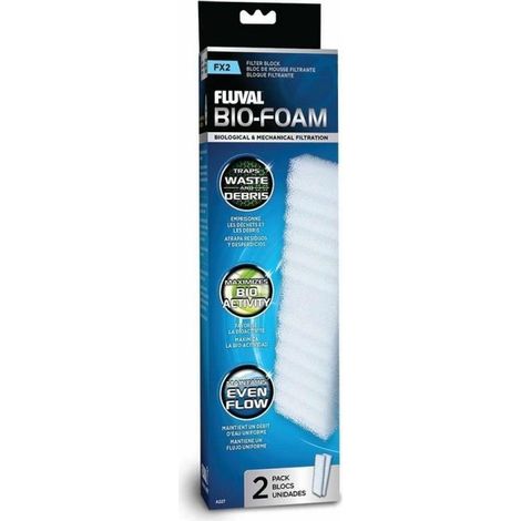 Fluval Bio-Foam Filter-Schaum für Aquarium, 2er-Pack