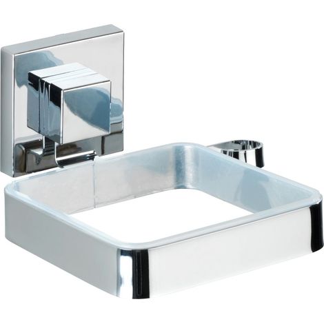 Porte sèche-cheveux en acier inox Quadro (1/3)