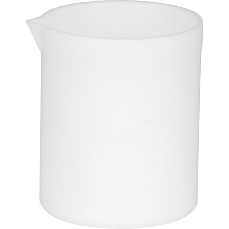 Bécher PTFE 100 ml antiacide et base, haute lubrification, non collant, blanc, gobelet doseur de laboratoire (1/5)
