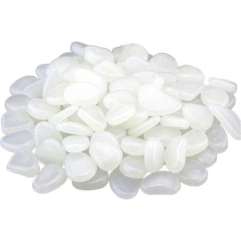 Pierres Fluorescentes Artificielles 500pcs pour Jardin Aquarium Décoration Lumineuse Multicolore