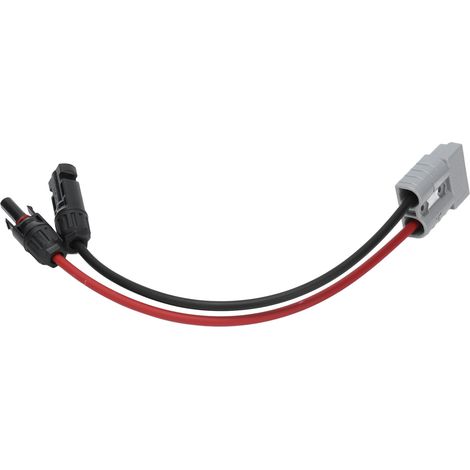 Câble D'extension Solaire 50A 600V - Fil Étanche IP67 2.5mm² - Adaptateur Pour Système Photovoltaïque - Longueur 0.3m (1/5)
