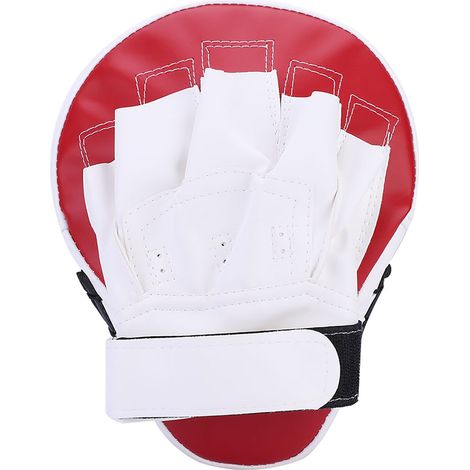 Cible d'entraînement épaisse en mousse PU rouge pour combat, MMA, boxe, karaté et coups de pied. (1/5)