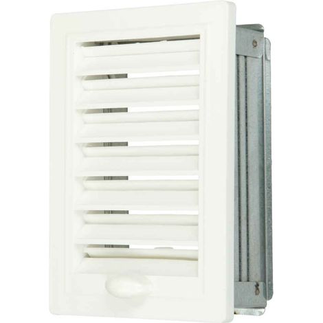 Grille de ventilation Upmann ajustable avec cadre montage 100 x 160 mm