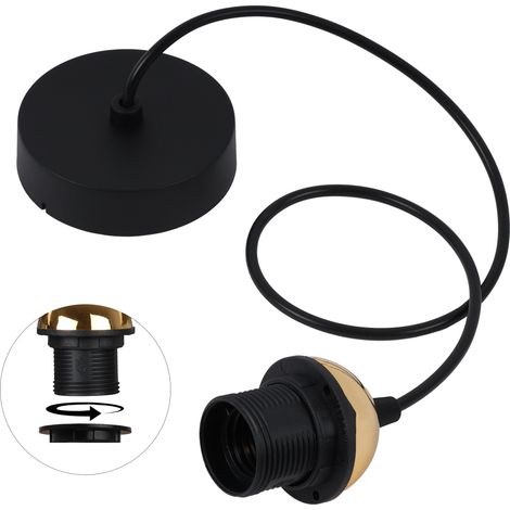Flaches Seil 100 schwarze Schale Kegel 50 Gold (1/5)