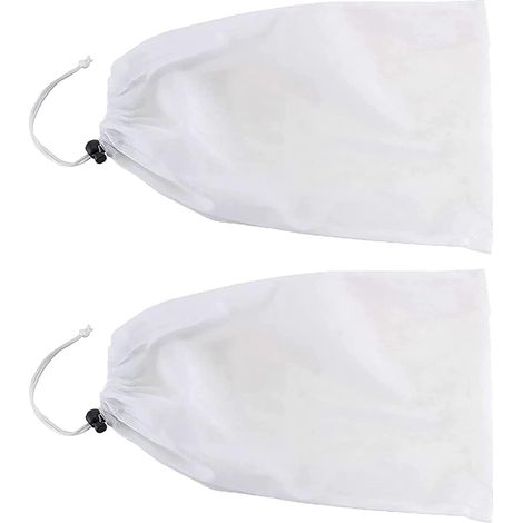 Bolsa de malla fina para aspiradora de piscinas y spas (para piscinas enterradas o elevadas) – Paquete de 2, 30 x 23 cm (1/5)