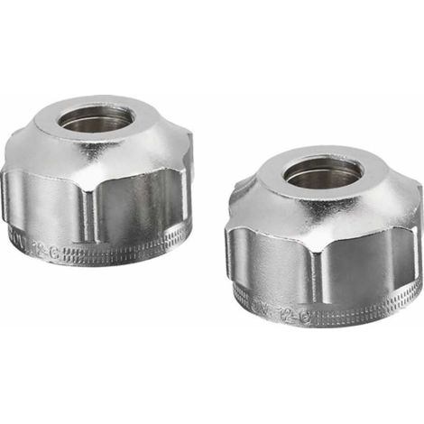 Oventrop Ofix CE Klemmringverschraubung, 18mm für Außengewinde 3/4", 2fach, für Kupfer- Präzisions- und Edelstahlrohre (1/5)
