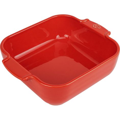 Peugeot PSP60213 Appolia Pirofila Quadrata 21cm, Ceramica, Rosso (1/5)