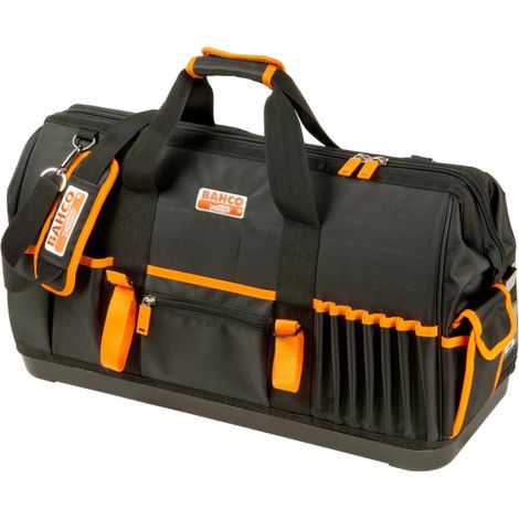 BAHCO - Sac à outils textile 48 L fermé avec base rigide, 260 mm x 255 mm x 610 mm (1/4)