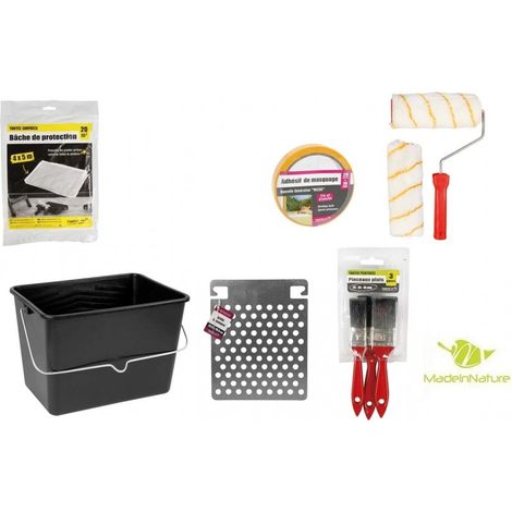 Kit peinture complet pour différents travaux, accessoires, matériels à peindre, petits, moyens et gros travaux - Gros travaux. (1/5)