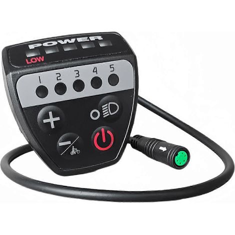 Contrôleur d'affichage DZ888 pour vélo électrique, écran LED, protocole UART, compatible avec les accessoires pour moteur central BBS01B et BBS02B (1/5)