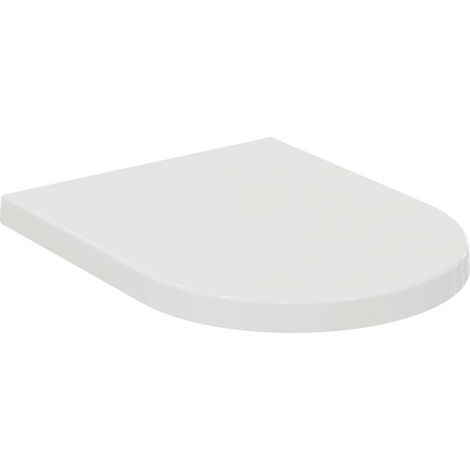 Tapa inodoro BLEND ROUND 360x455x35mm blanco cierre suave IDEAL STANDARD (1/4)