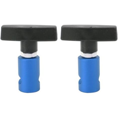 2 pièces pince de Support de levage pince de jambe de force de capot et étrier de bougie d'allumage outil 2 en 1 pour capot de voiture hayon bleu (1/5)
