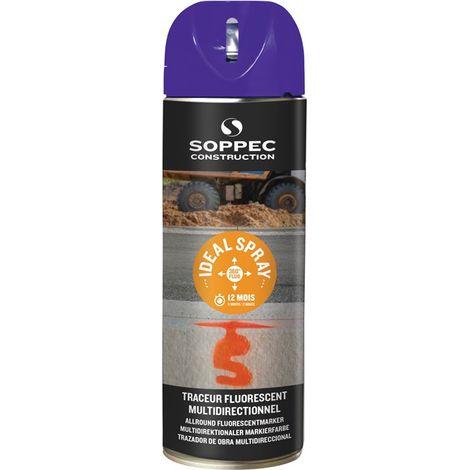 Markierungsspray IDEAL leuchtblau 500ml Spraydose SOPPEC (1/5)