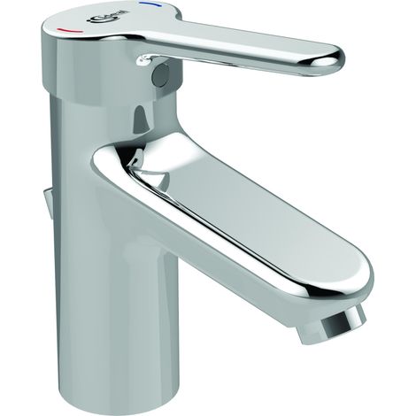 Ideal Standard Grifo de lavabo Ceraplus con vaciador Desagüe 112mm Cromo, BC091AA (1/4)