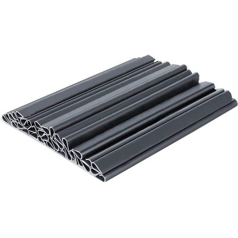 40 pièces Clôture de protection en PVC fixation bandes PVC Rails serrage fixation fixation universels en PVC Fixation pour jardin fixation du film clôture anthracite,Bande de protection, anthracite (1/5)
