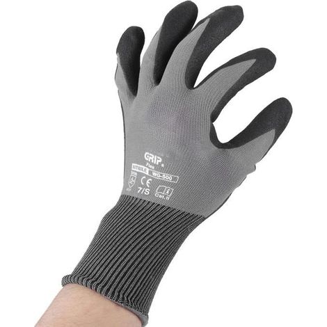 Gants de sécurité antidérapants en nitrile résistants aux coupures - Taille S (1/4)