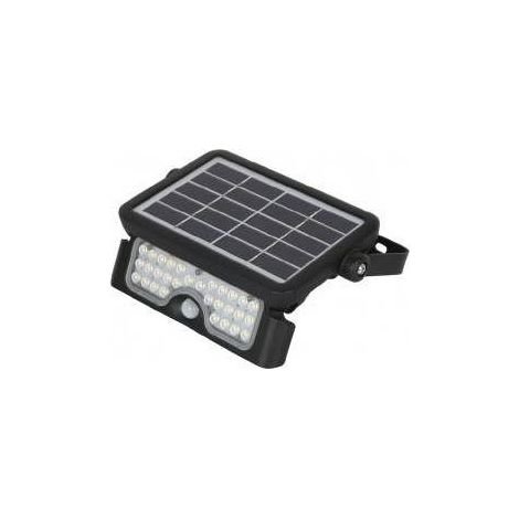 Projecteur solaire LED extérieur 5 W 4000 K 500 lm noir avec détecteur de mouvement IP65 Kobi MHC (1/5)