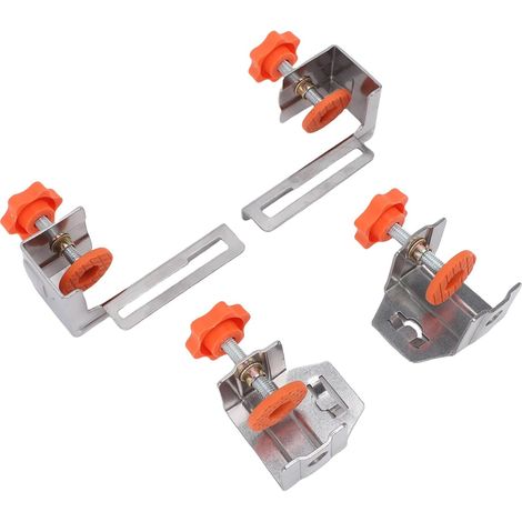 Ensemble de 4 pinces fixation réglables pour panneaux tiroir (1/5)