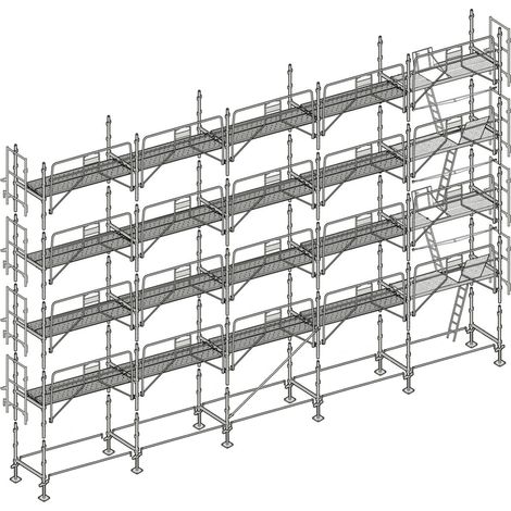 Échafaudage Altrad Façadier 160 m²