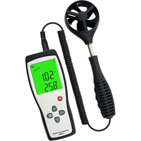Cet anémomètre léger est doté d'un capteur de précision et d'une large plage de mesure, ce qui le rend adapté à une utilisation intérieure et extérieure. Disponible en plusieurs couleurs. (1/5)