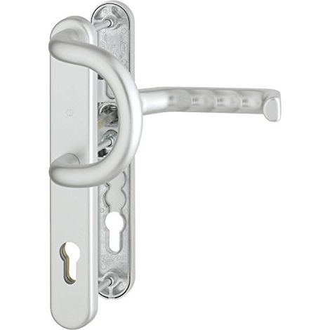 HOPPE 3071470 Liverpool-Set di Ricambio per Porta di casa, PZ 92 mm, Colore Argento (1/2)