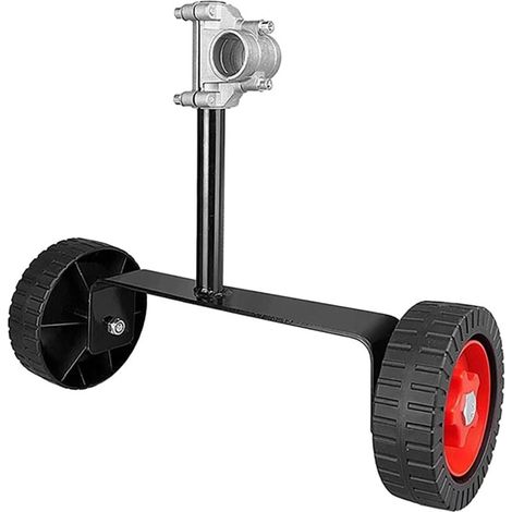 Zoternen Lot de roues de support pour tondeuse à gazon, portable, réglable, roues auxiliaires pour débroussailleuse(26mm)