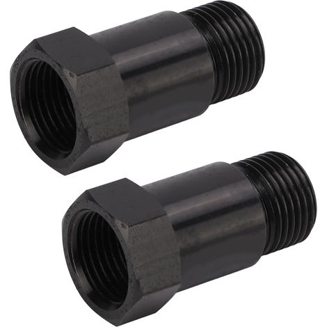 2 pièces Adaptateur de sonde à oxygène, préservateur haute résistance universel M18x1.5 43mm en fer, entretoise de capteur O2 pour automobile (1/5)