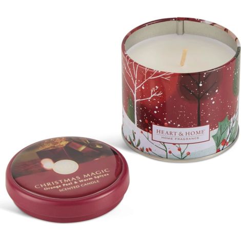 Bougie nomade en boîte métal - Magie de Noël (1/2)