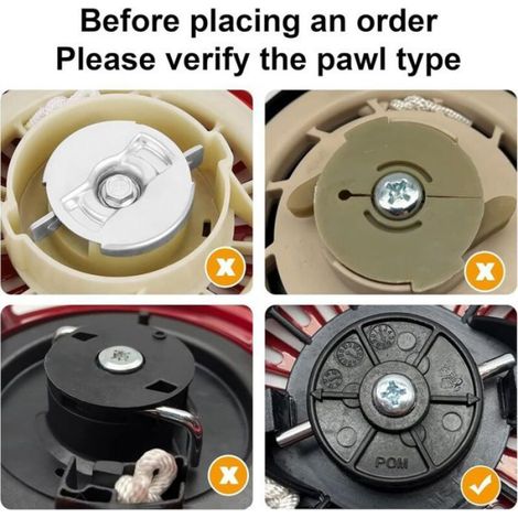 Démarreur À Rappel - Pour Moteur Honda GX120 GX160 GX200 GX140 - 4 5,5 6,5 Ch - Avec Coupelle De Démarrage (1/5)
