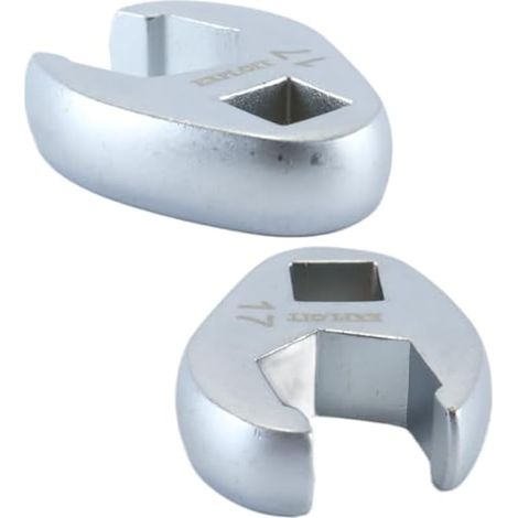 Clé à fourche pour écrou évasé métrique 17 mm, entraînement 3/8", chromée 40Cr (1/5)