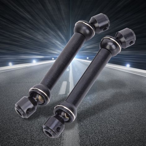 Arbre de Transmission Métal Noir CVD 2 Pièces pour Modèles RC 1/10 Axial SCX10, CC01, D90, D110 (88-113mm) (1/5)