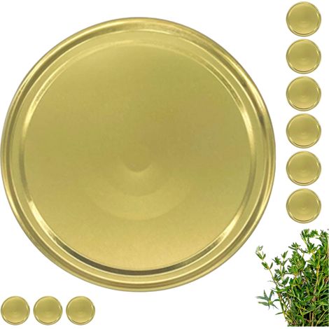 Tapas para frascos grandes 82-4Z color oro, 10 unidades (1/4)