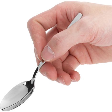 Set mit 12 langstieligen Dessertlöffeln aus Edelstahl 316, Suppen- und Kaffeelöffeln (1/5)