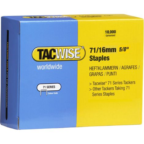 Tacwise Punti Metallici Zincati da 71/16 mm (1/2)