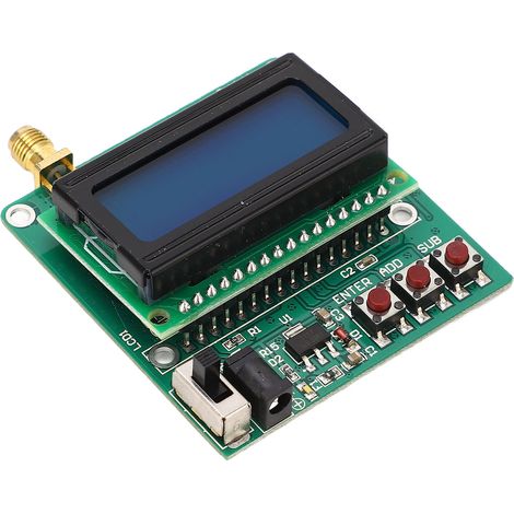Compteur de Puissance RF Numérique avec Affichage, Atténuation Réglable, Détecteur Logarithmique Amplifié, -75 à +16dBm, Alimentation 6-12V DC (1/5)