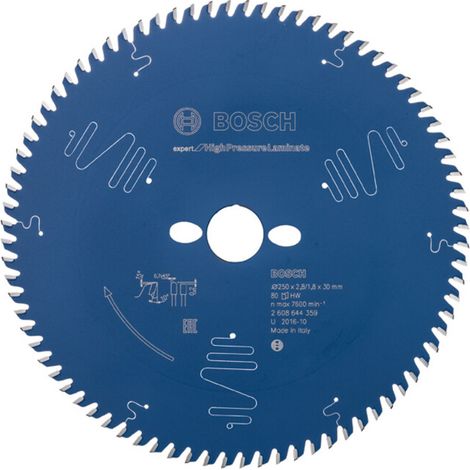 Lame de scie circulaire Expert pour stratifié haute pression, 250 x 30 x 2,8 mm, 80 (1/5)