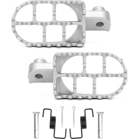 Aluminium-Fußrasten für Kawasaki KLX110 KLX110L KLX125 Motorräder (1/5)