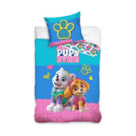 Parure de lit chaude pour enfants Pat' Patrouille Skye 160 x 200 cm, corail moelleux (1/5)