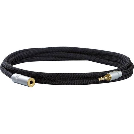 Dynavox 207379 Audio Prolunga [1x Presa jack da 3.5 mm - 1x Spina jack da 3.5 mm] 3.00 m Nero