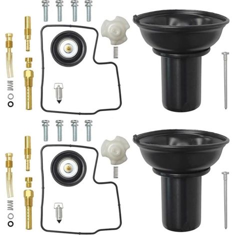 Kit De Réparation De Carburateur 2 Pièces pour Steed 600 Shade VT600 VLX600 VLX 600 VT600C Kit De Réparation De Joint De Soupape À Diaphragme (1/5)