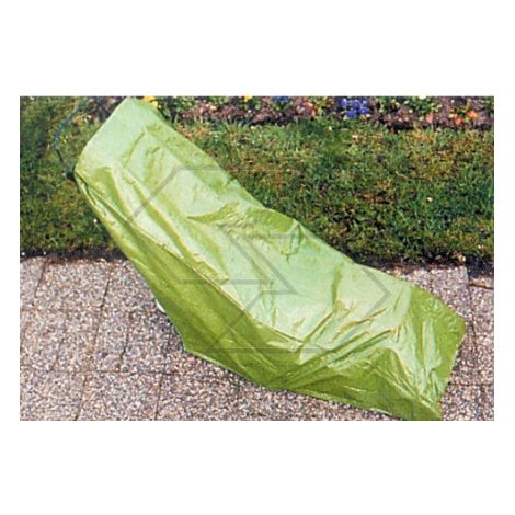 Grünes Schutztuch für Rasenmäher 183x117cm Polyethylen Stretch reißfest