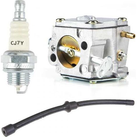 Bougie + carburateur + durite essence pour Husqvarna 61 (1/4)