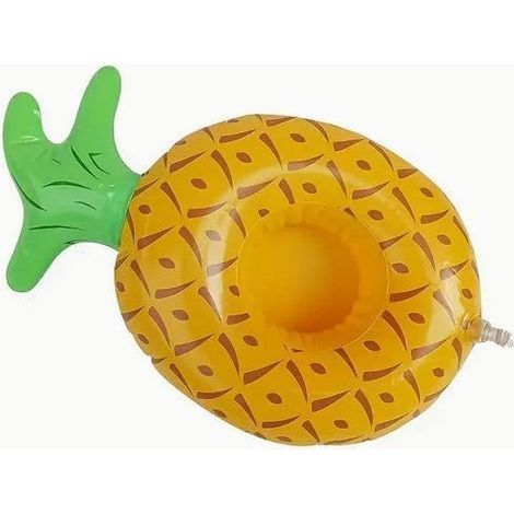 Porte-gobelet gonflable en forme d'ananas pour spa, bain et piscine (1/5)