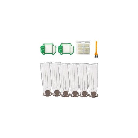 Kit 9 pièces Vorwerk VK7 6 sacs + 2 HEPA + accessoires (1/5)