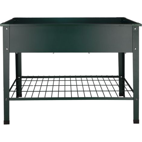 Carré potager avec étagère en métal - Vert - Taille L - L 100,5 x l 40,5 x H 80,5 cm - Livraison gratuite (1/3)
