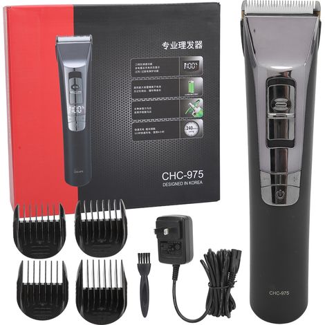Coupe-cheveux électrique Homme Tondeuse à barbe Rasoir Multifonctionnel Prise US 100V‑240V (1/5)