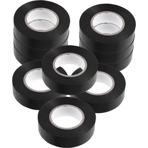 10 rouleaux de ruban isolant industriel, câblage, PVC, haute (1/5)